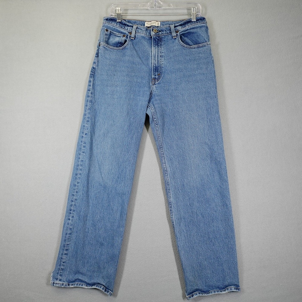 Abercrombie & Fitch Jeans Women 30 Blue 90s Relaxed High Rise Denim Retro Casual